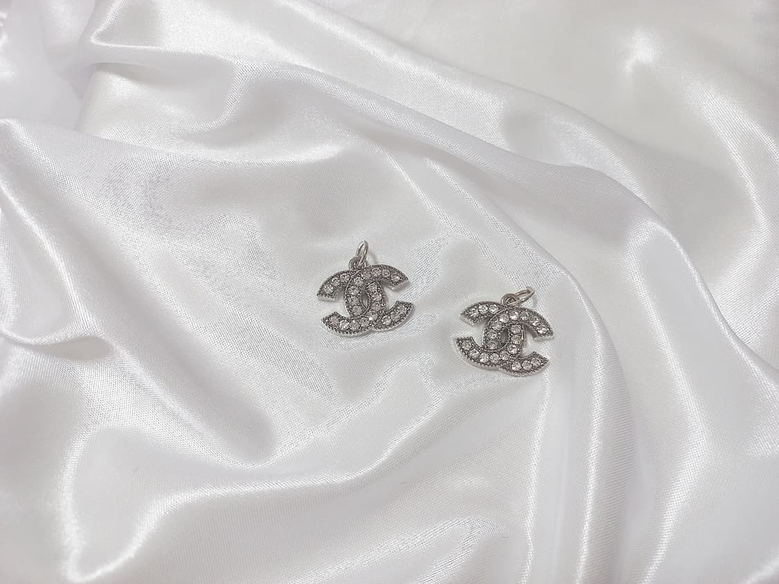 [chanel] 샤넬 빈티지 정품 참단추 업사이클링 목걸이 실버스와 상품이미지5