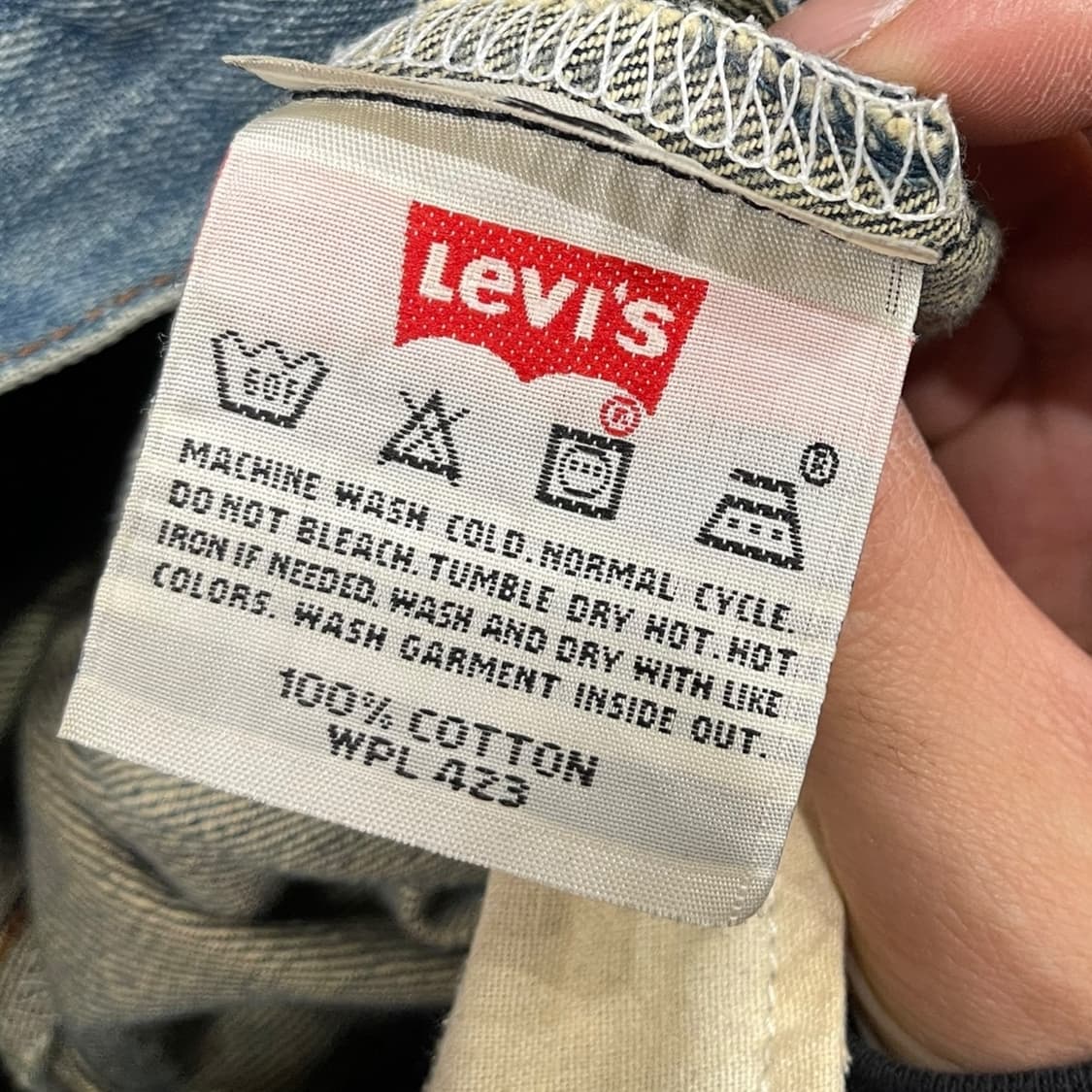 00s 리바이스 501 블랭크탭 데님팬츠 상품이미지6