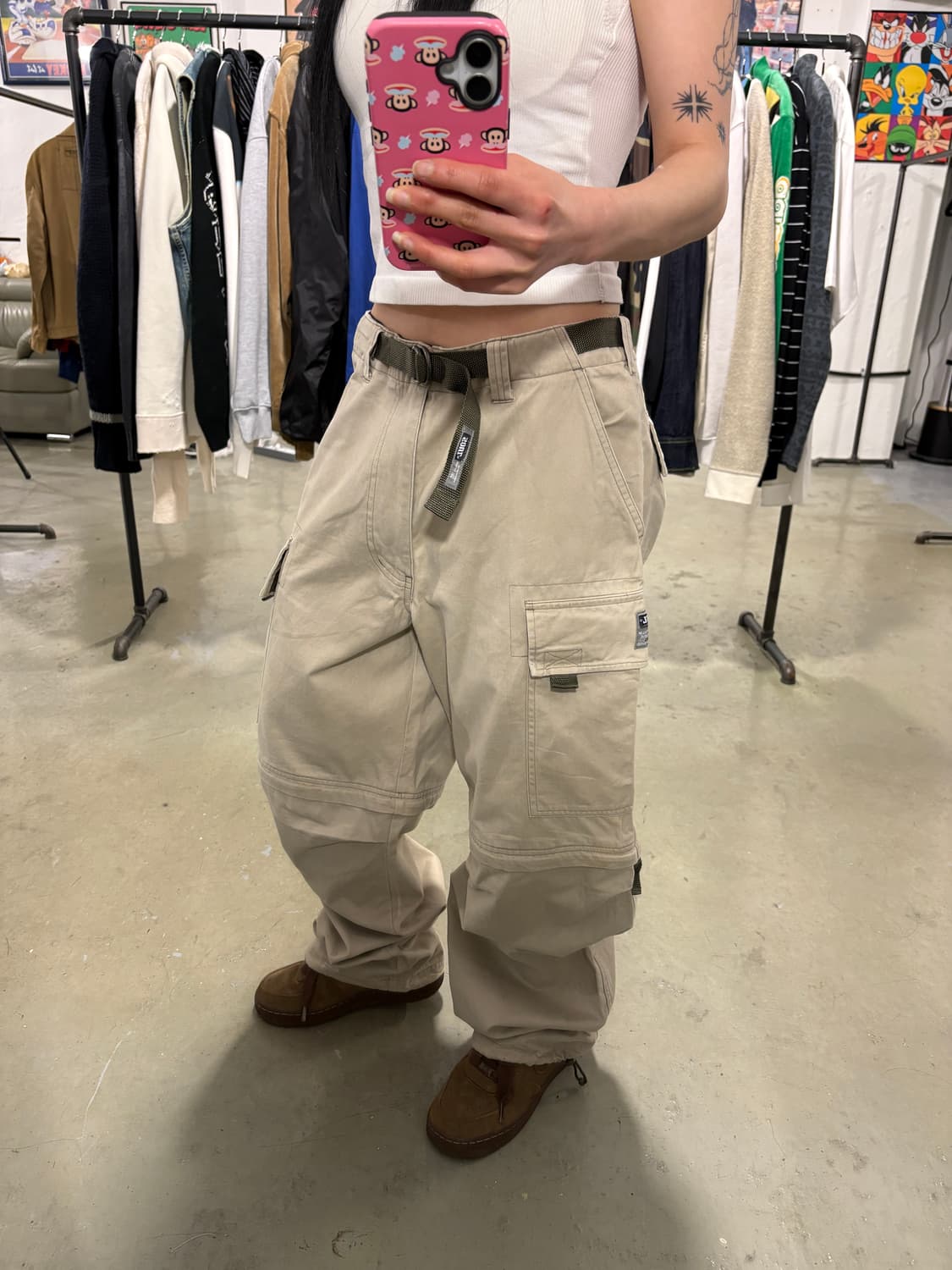 빈티지 면바지 상품이미지1