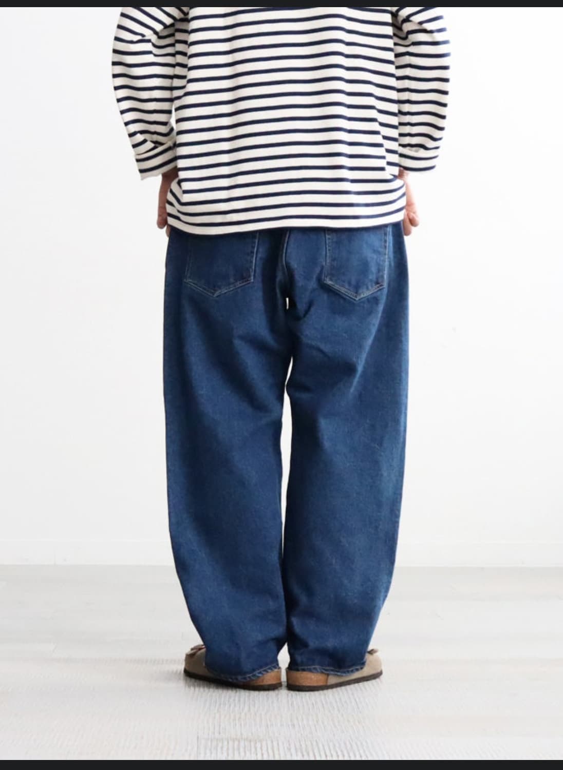 하츠키 와이드테이퍼드 블루 5사이즈 상품이미지3