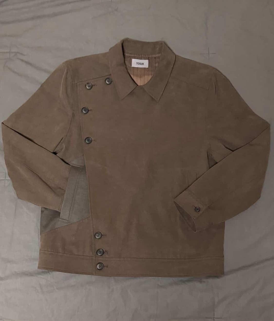 요석 레이어드 자켓 브라운 1 상품이미지1