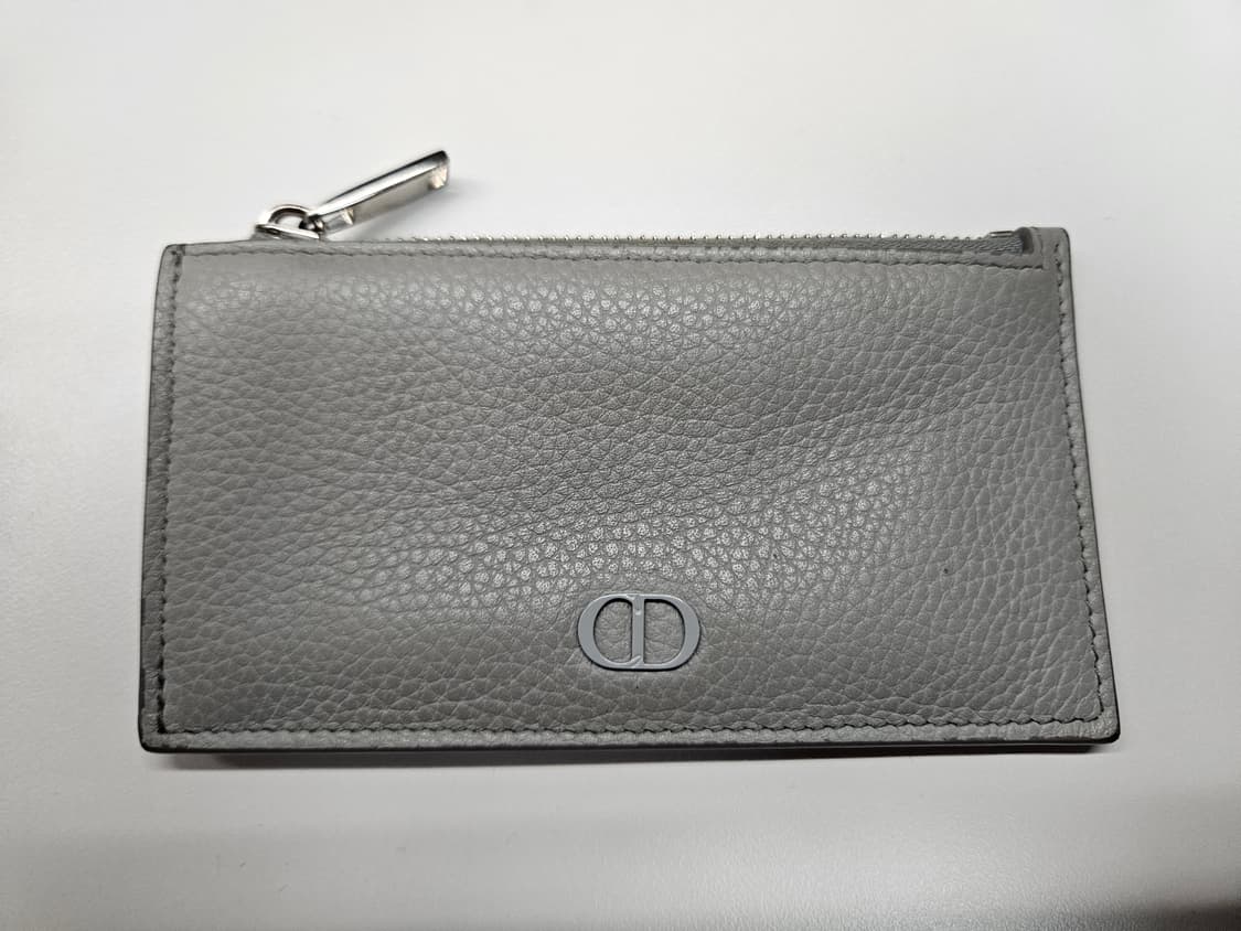 [정품, A급]디올 CD 아이콘 카프스킨 지퍼 카드지갑 상품이미지2
