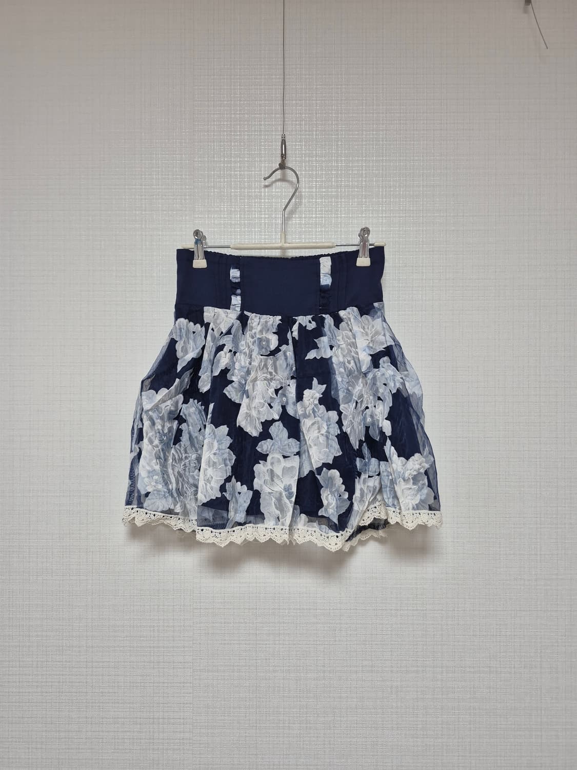 리즈리사 히메갸루 블루플로럴 레이스업 셋업 상품이미지4