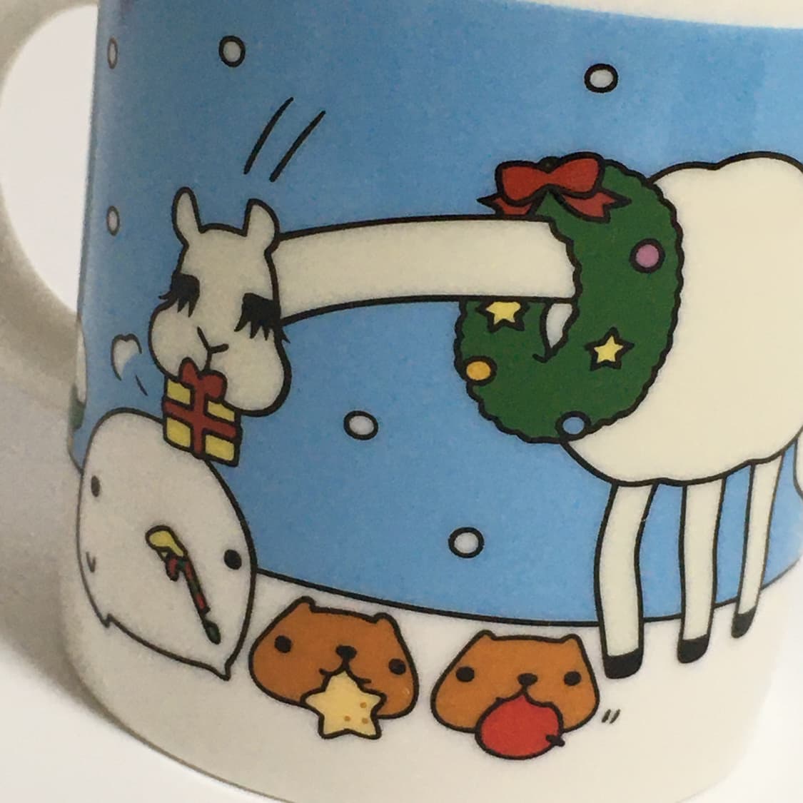 고전 카피바라 크리스마스 머그컵 상품이미지5
