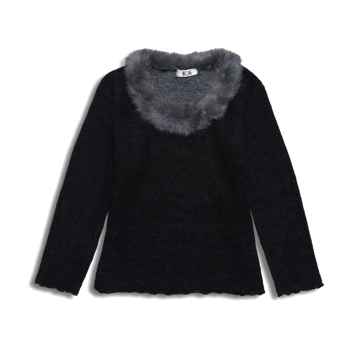 Incline Fur Detail knit 상품이미지1