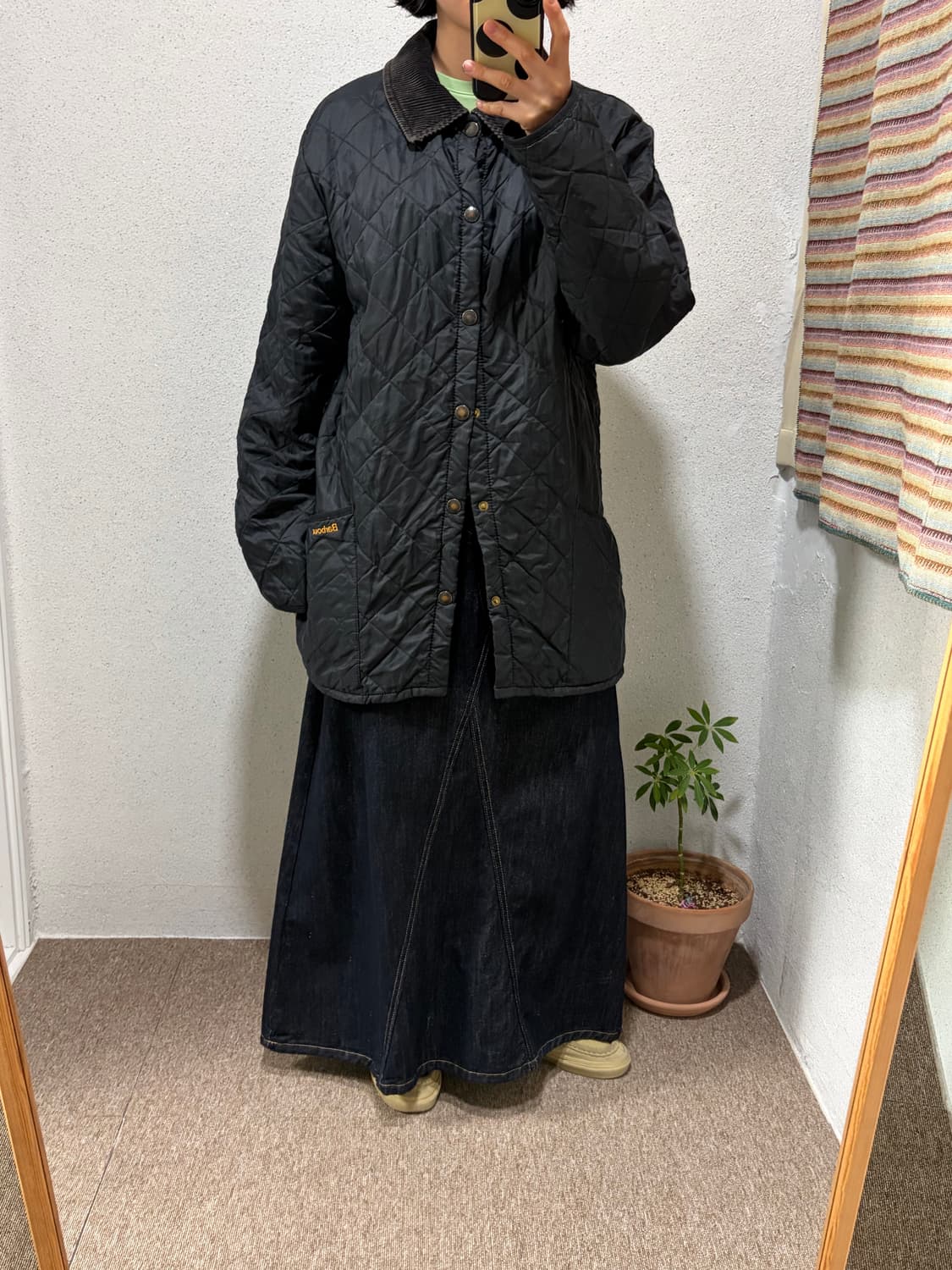 바버 퀄팅 자켓 상품이미지2