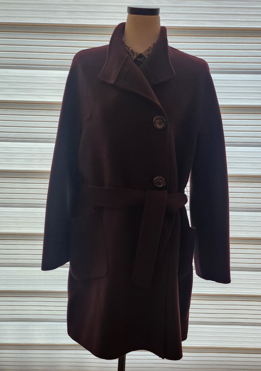 MCM  버건디 핸드메이드 코트 ●표기사이즈 4 (55~77) 상품이미지2