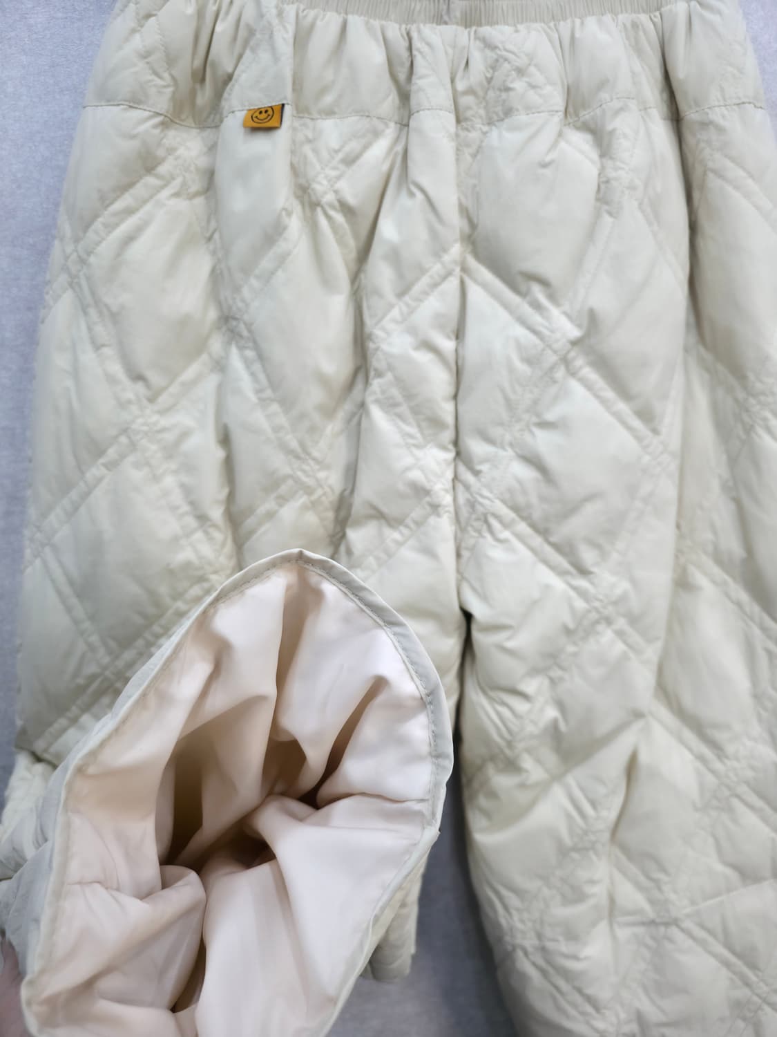 퀼팅 패딩 와이드 팬츠 상품이미지6