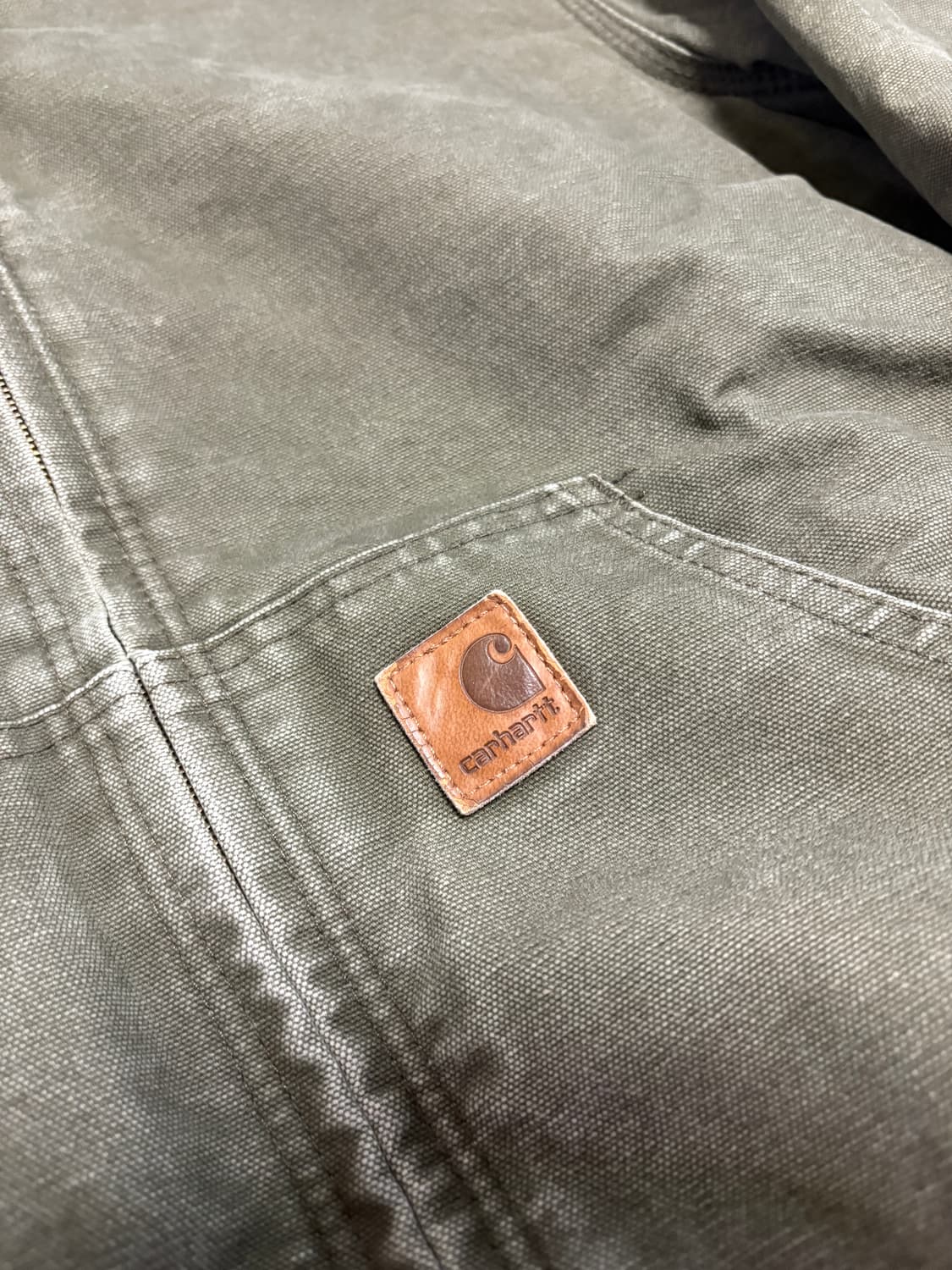 [S] 칼하트 빈티지 j130 ARG 아미그린 상품이미지4