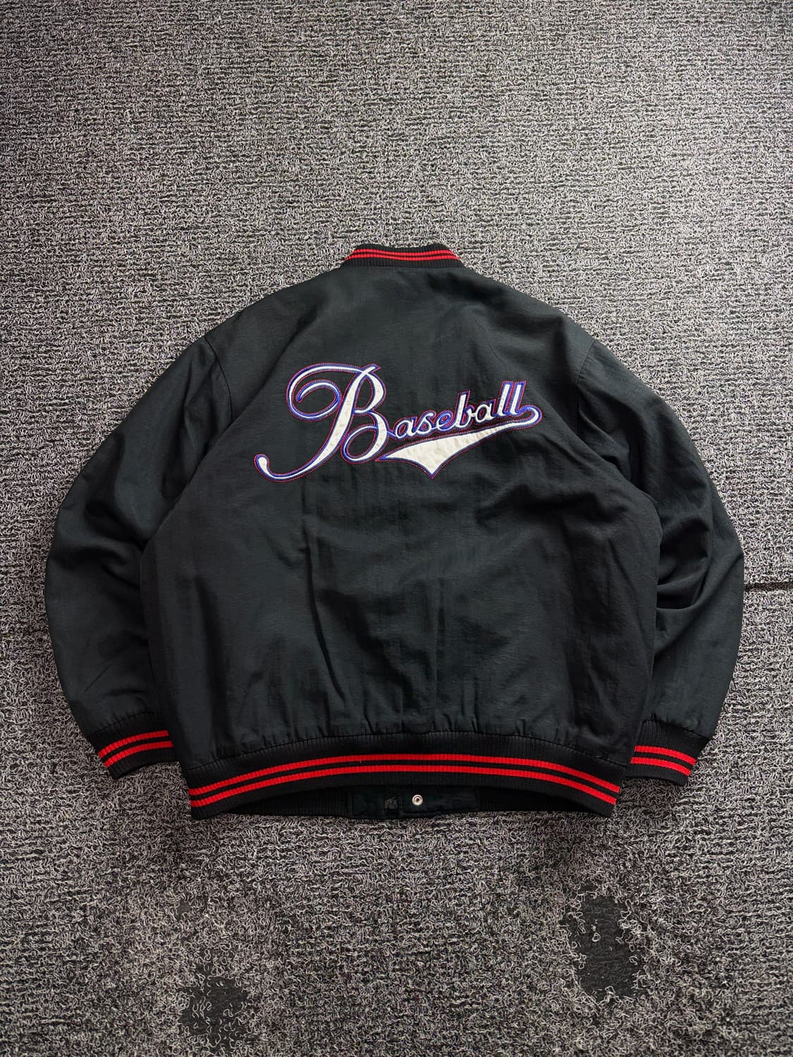 90s 나이키 올드스쿨 빅로고 바시티 자켓 3088 상품이미지4