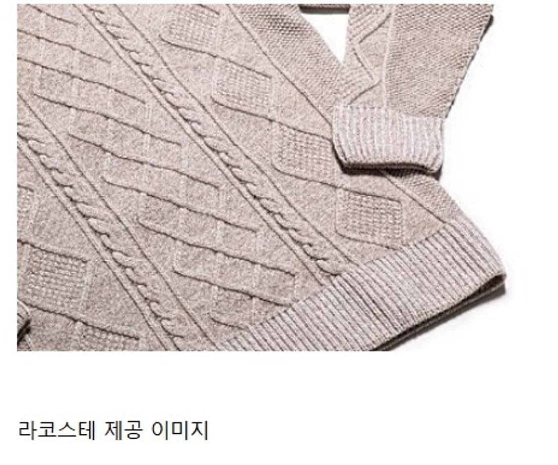 라코스테 케이블 터틀넥 스웨터 니트  상품이미지8