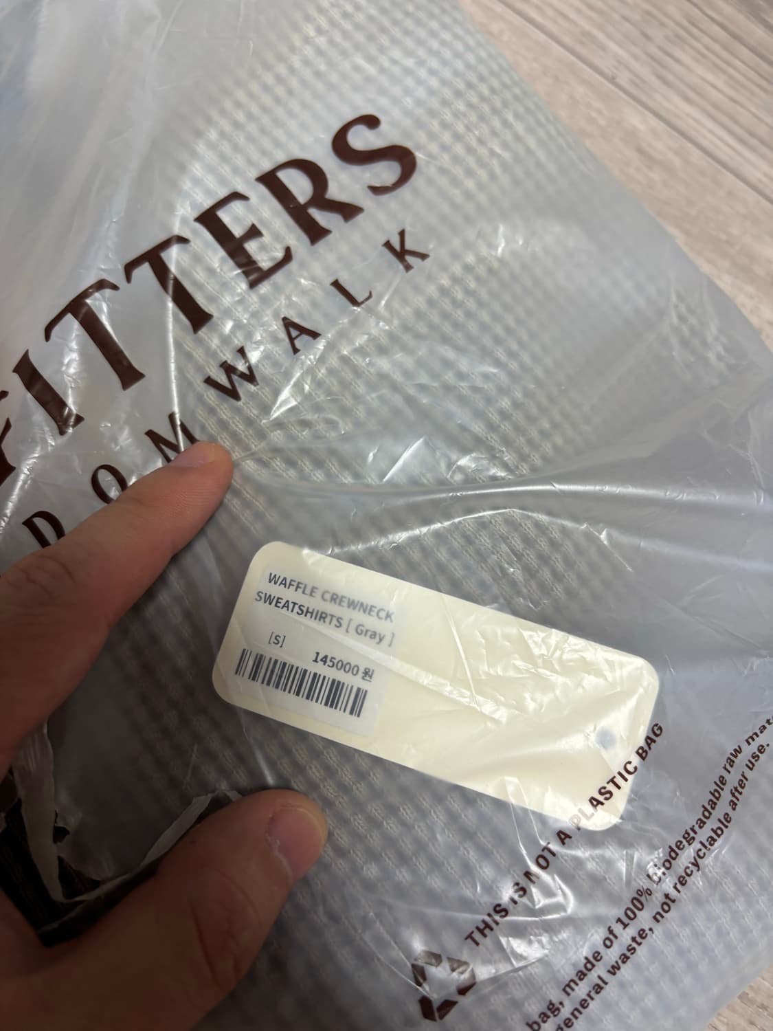 [s] 랜덤워크 아웃피터스 와플 크루넥 상품이미지5