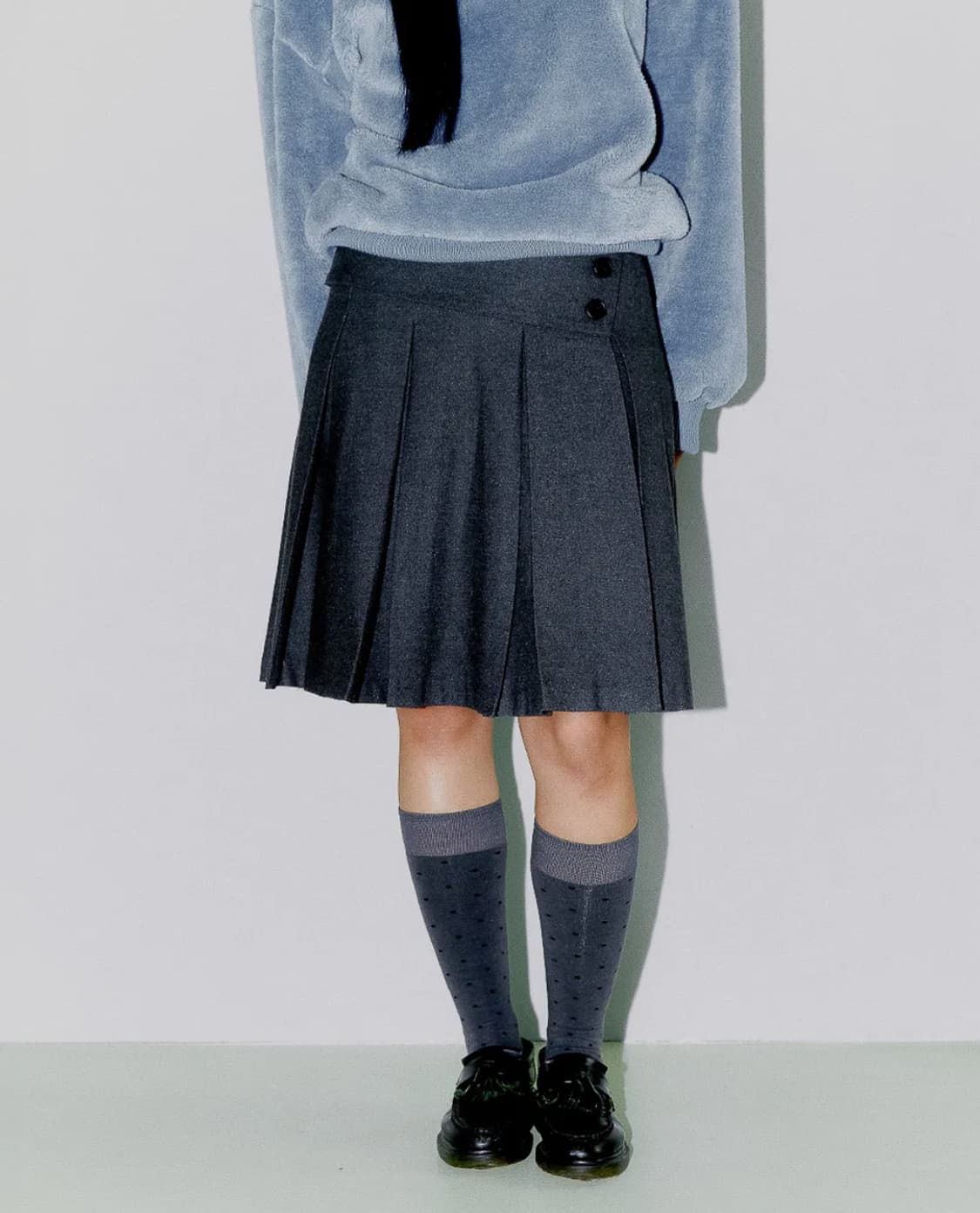 오피쉬 스커트 그레이 2사이즈 상품이미지1