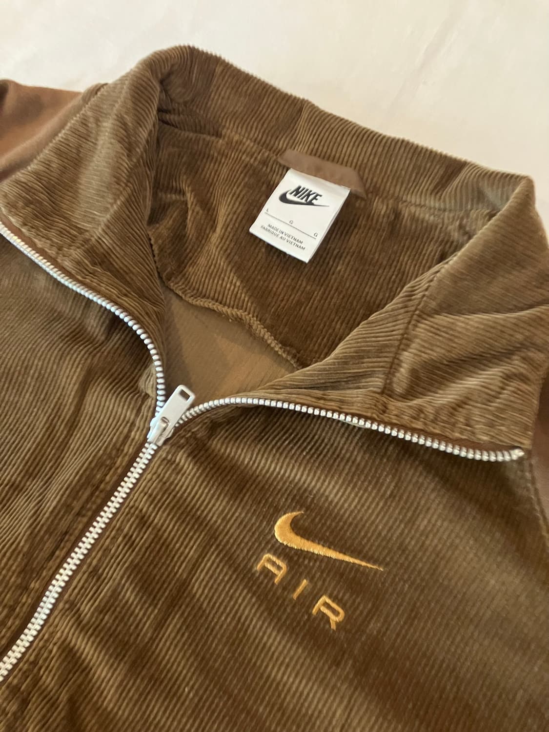 나이키 에어 코듀로이 플리스 자켓 딥 브라운 상품이미지2