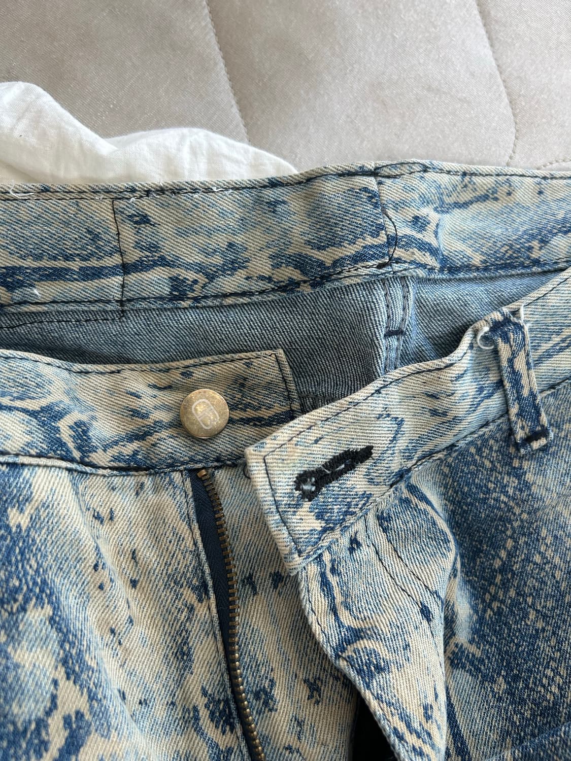 파이톤 부츠컷 바지 30 상품이미지2