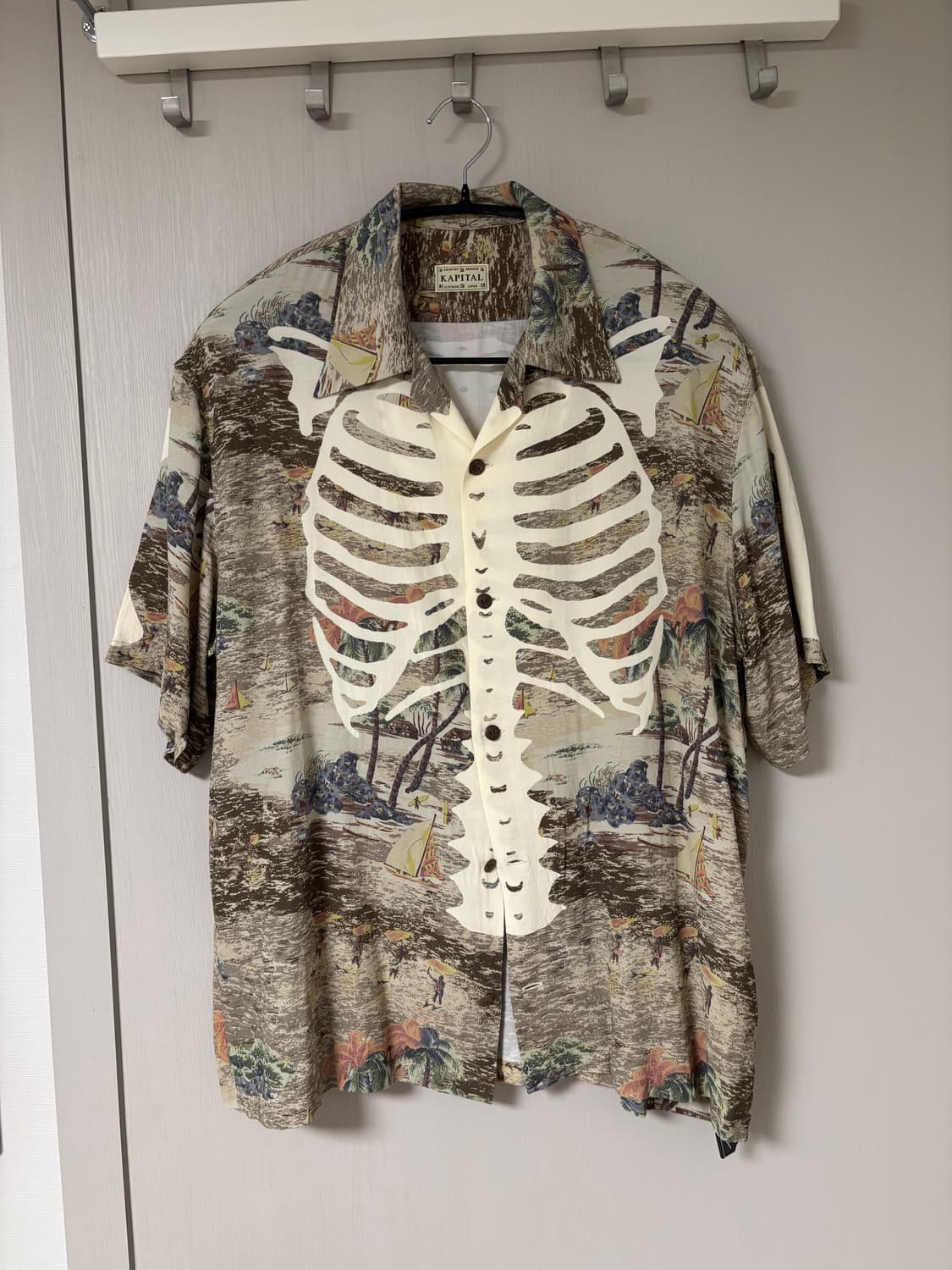 캐피탈 카메하메하 본 알로하 셔츠 브라운 5 상품이미지1