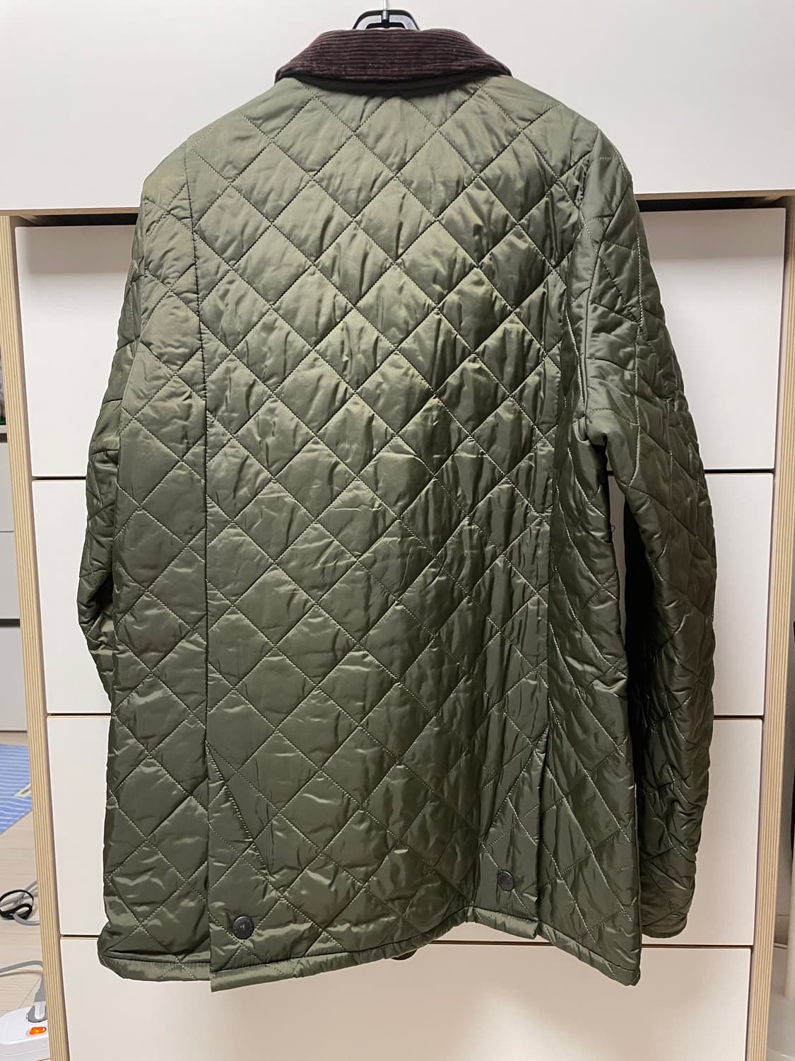 바버 퀼팅자켓  깔깔이 올리브 상태 굿굿입니다 상품이미지2