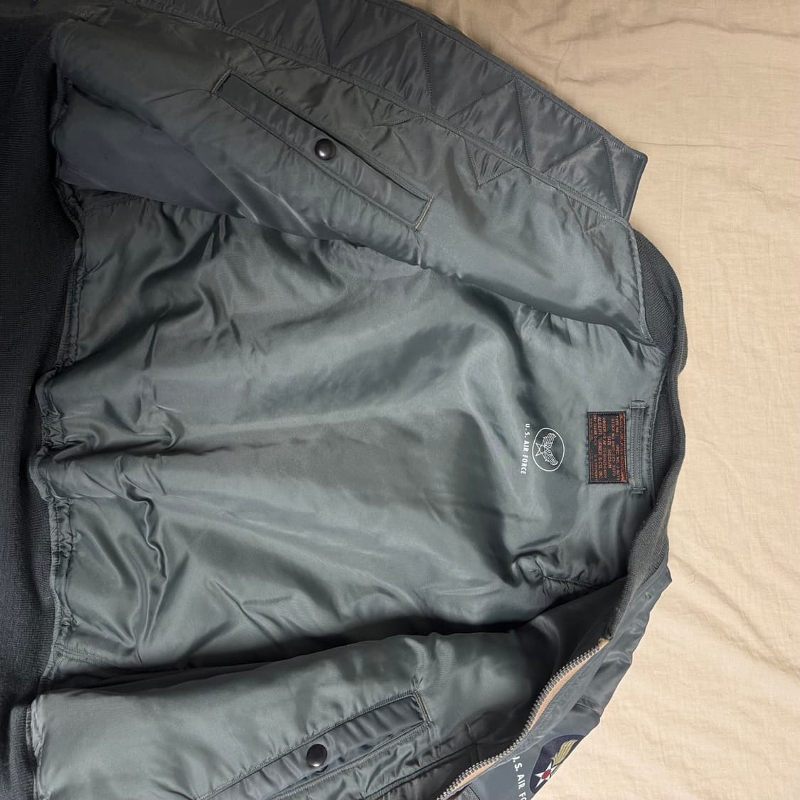 [M]버즈릭슨 알버트터너 ma-1 세이지그린 상품이미지7