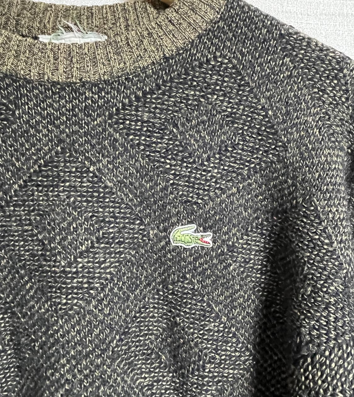 공용 라코스테 모 헤링본니트 스웨터 M 상품이미지3