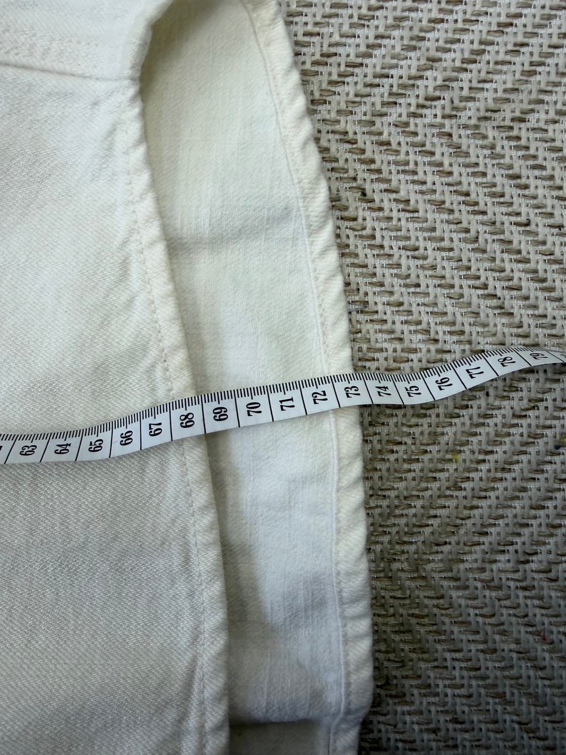 정품) 우영미 파리 남성 오버사이즈 데님 셔츠자켓 95 상품이미지10