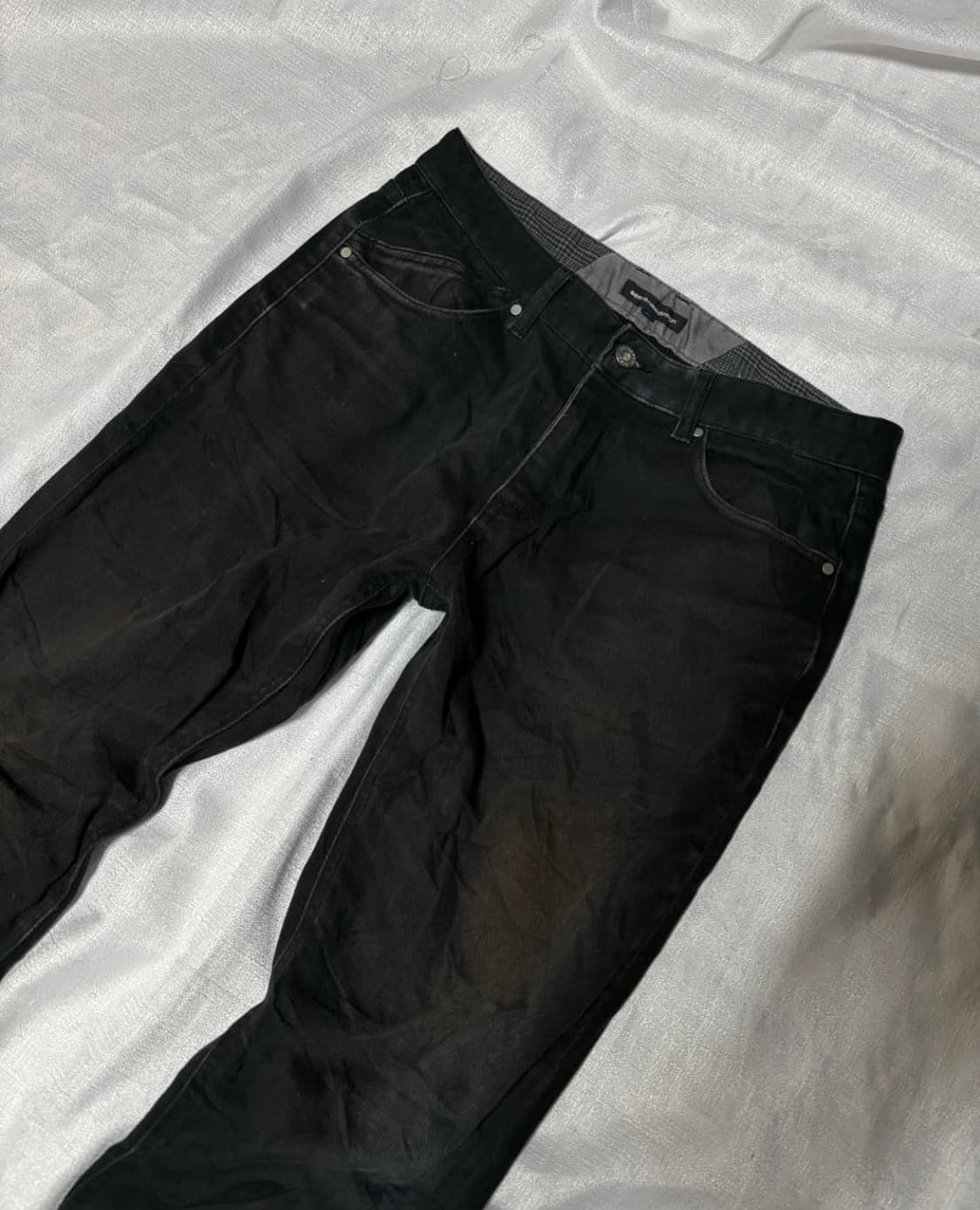 "Semantic Design" Black straight pants 상품이미지2