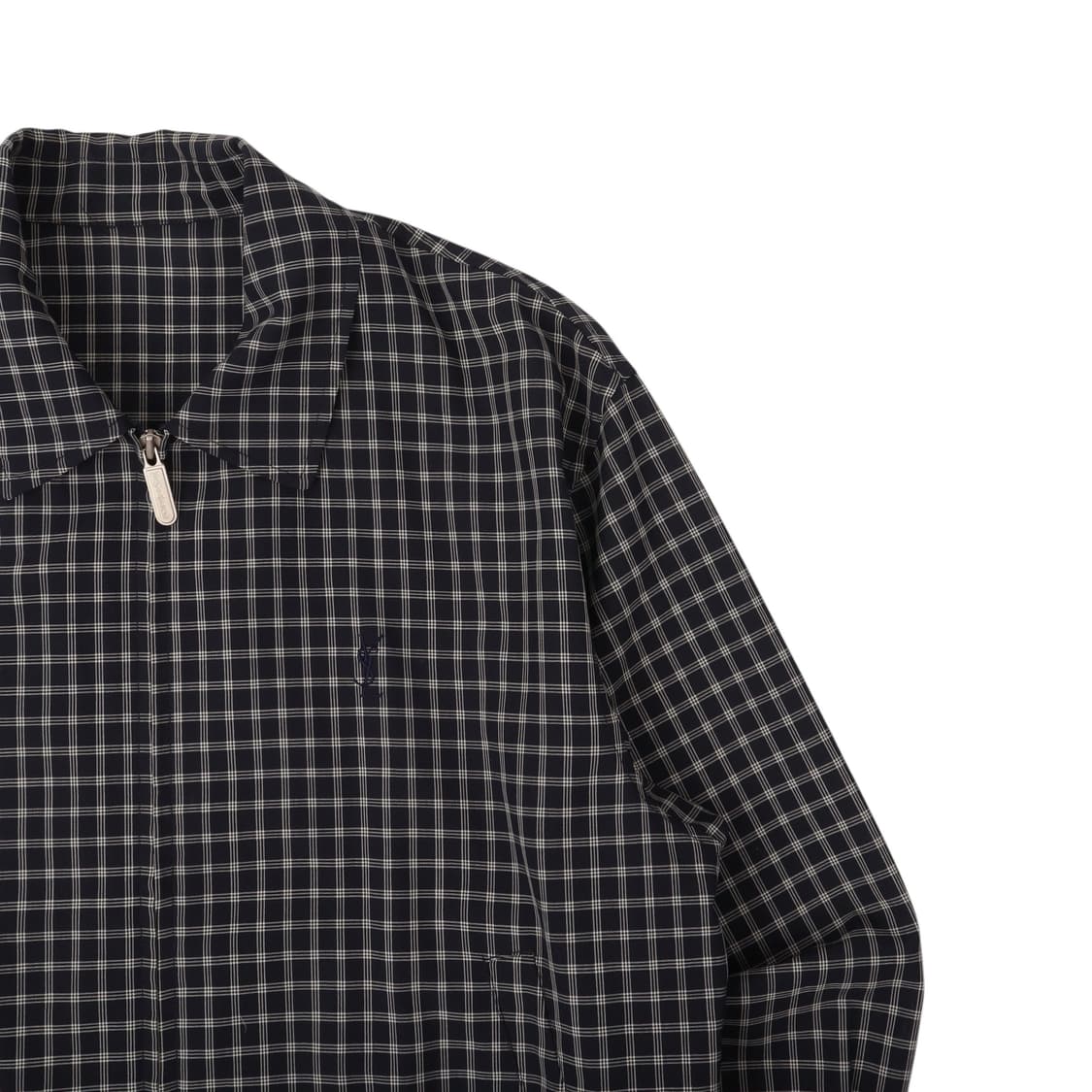 입생로랑 뿌르 옴므 체크 블루종 자켓 상품이미지3