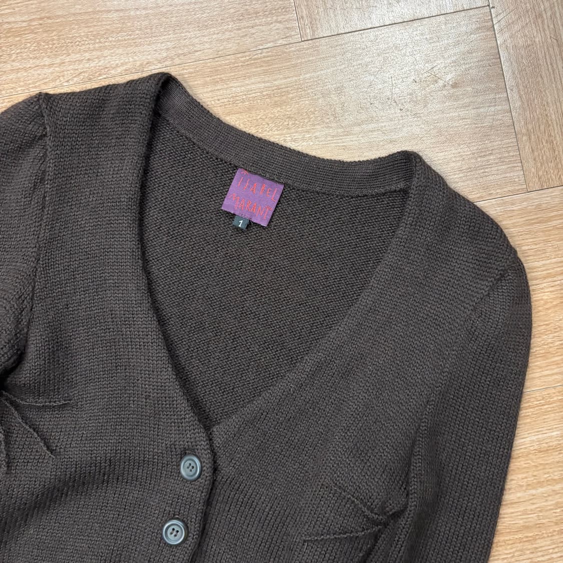 이사벨 마랑 브라운 카디건 상품이미지2