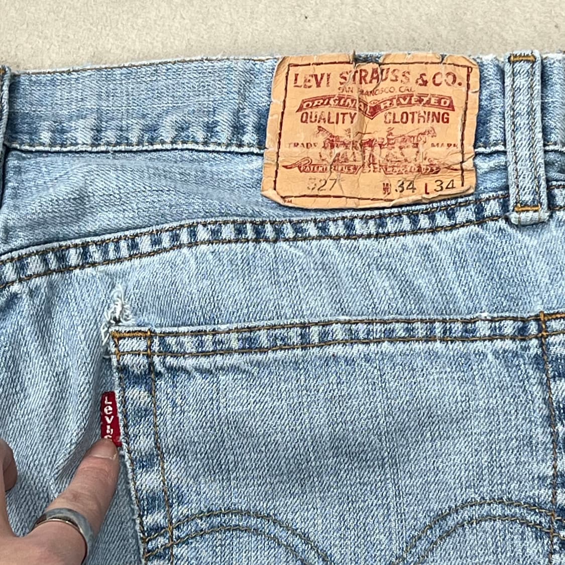 리바이스 527 부츠컷 데님팬츠 s08904 상품이미지6