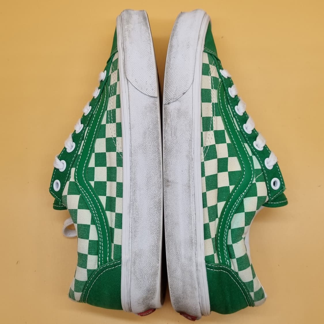 반스 스타일36 체커보드 그린 스니커즈265 상품이미지5