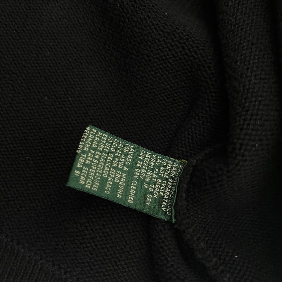 폴로 랄프로렌 블랙 카라 롱슬리브 S 상품이미지6