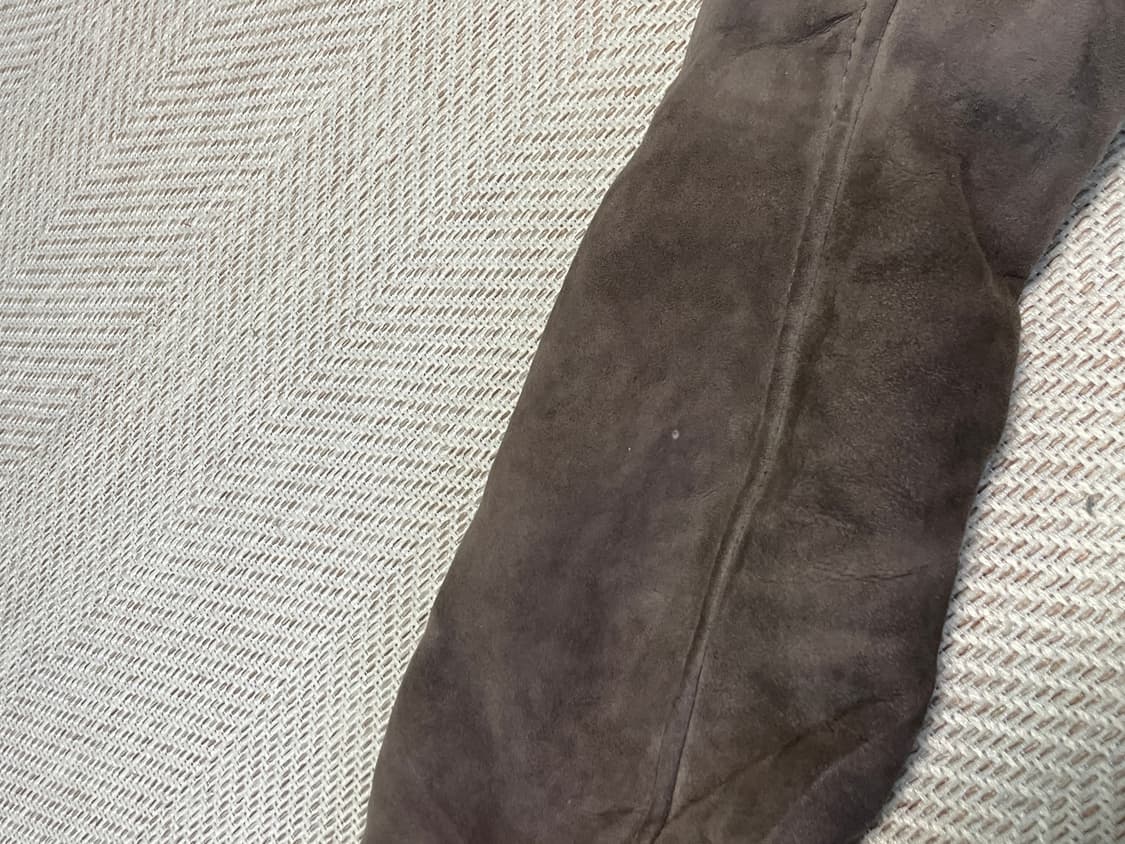 핸드메이드 리얼 스웨이드 시어링 카 코트 상품이미지8