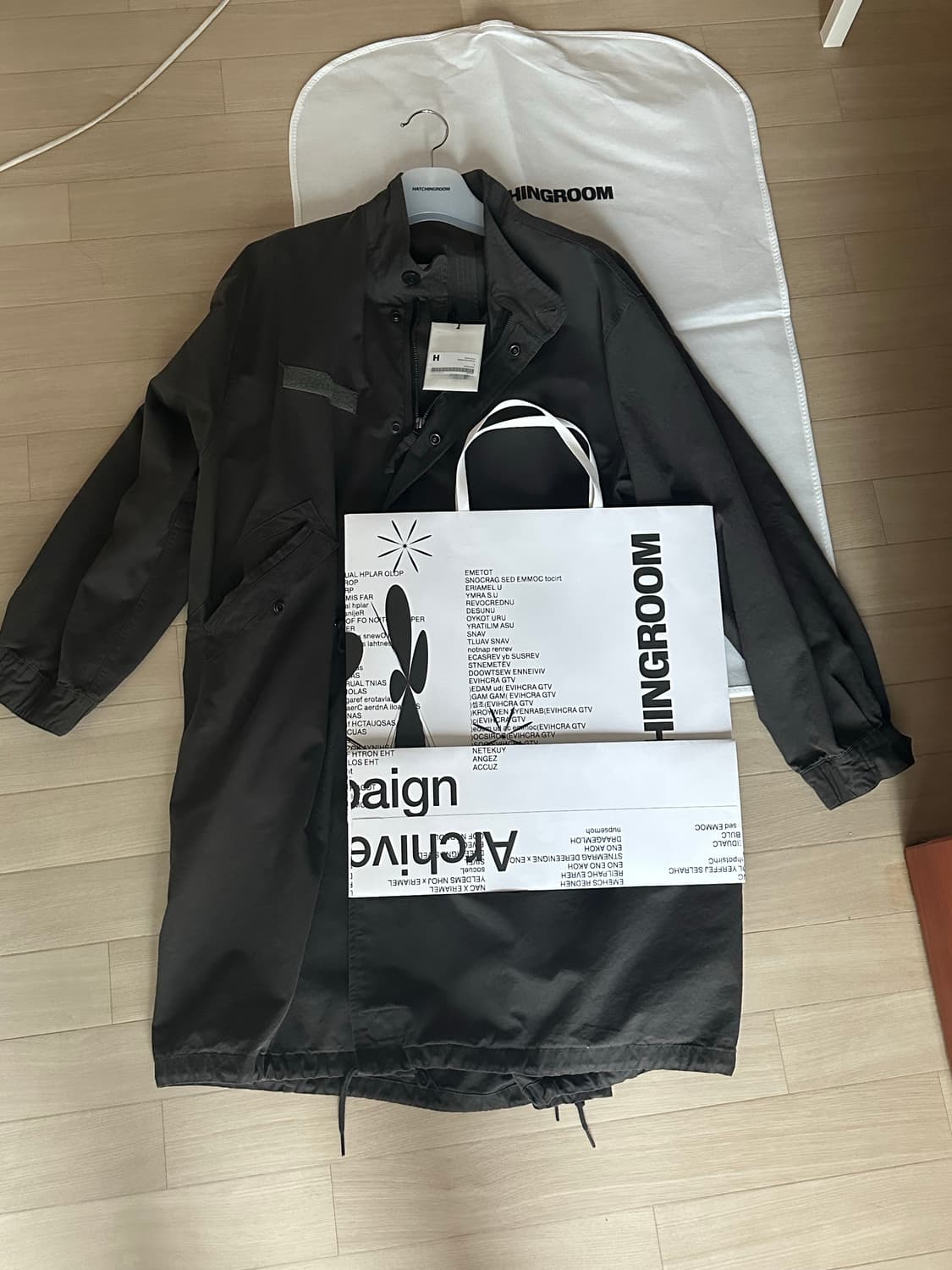 해칭룸 파카 새상품 상품이미지3