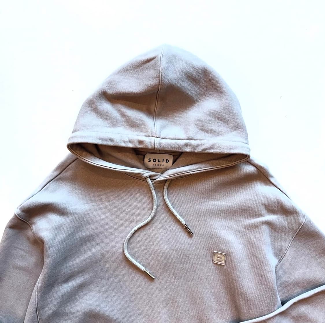 솔리드옴므 백 로고 후드 상품이미지5