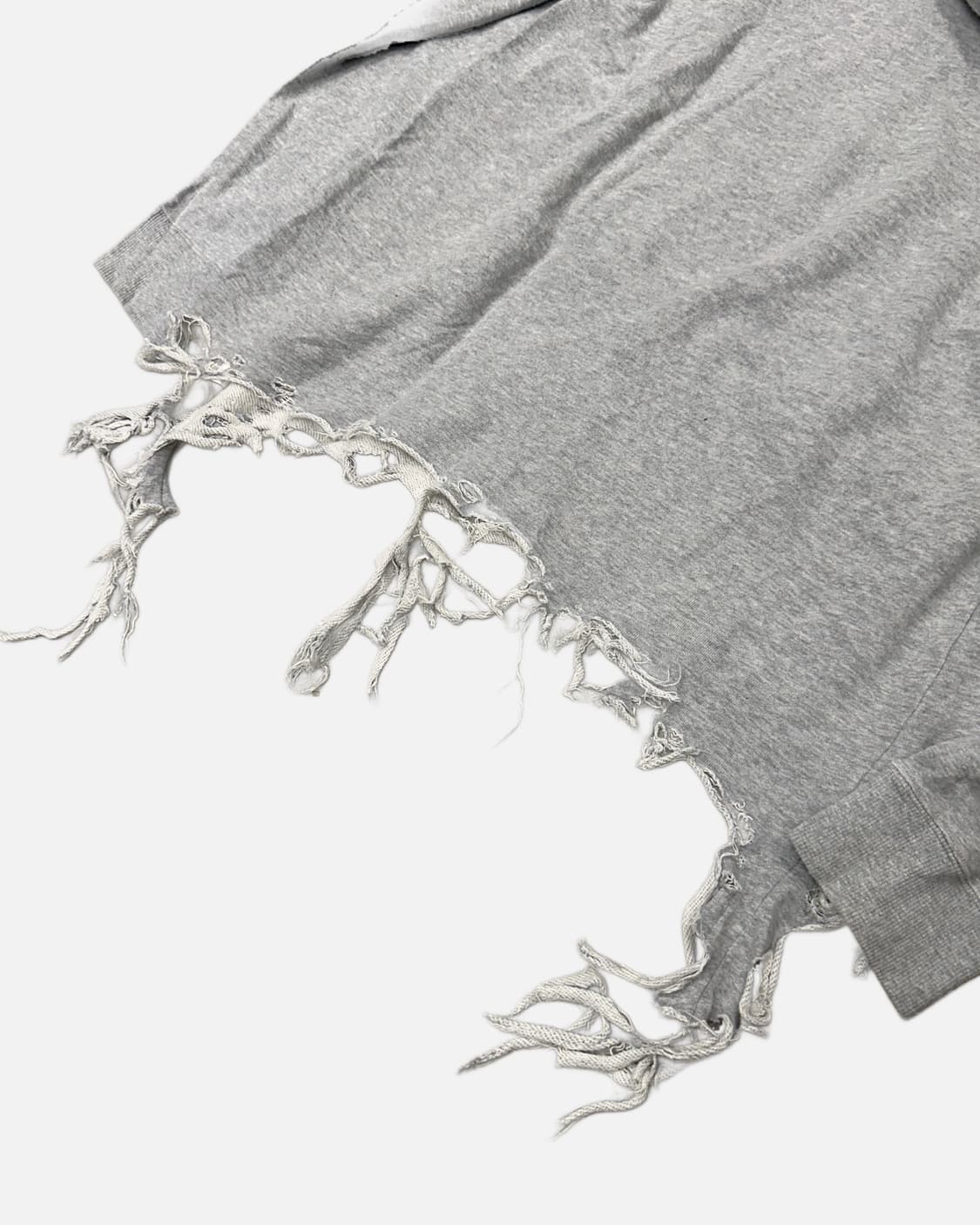 distressed hem printing hood dress 상품이미지6