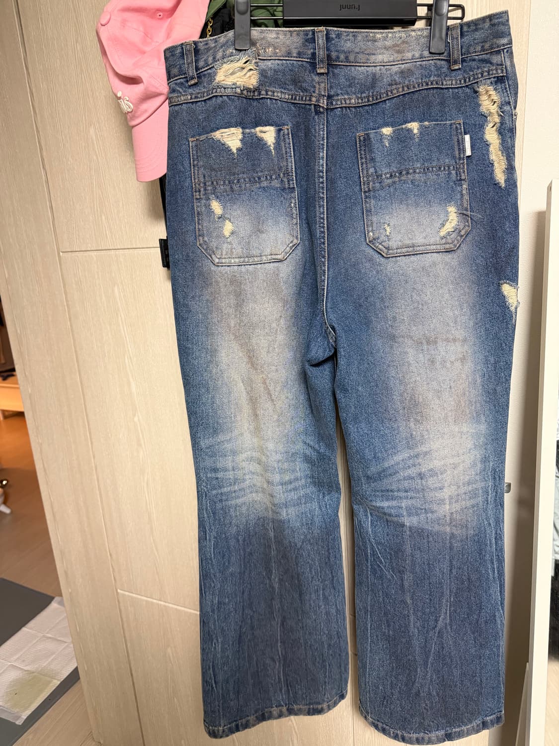 준지 오일워싱 데님 48사이즈 판매합니다. 상품이미지2