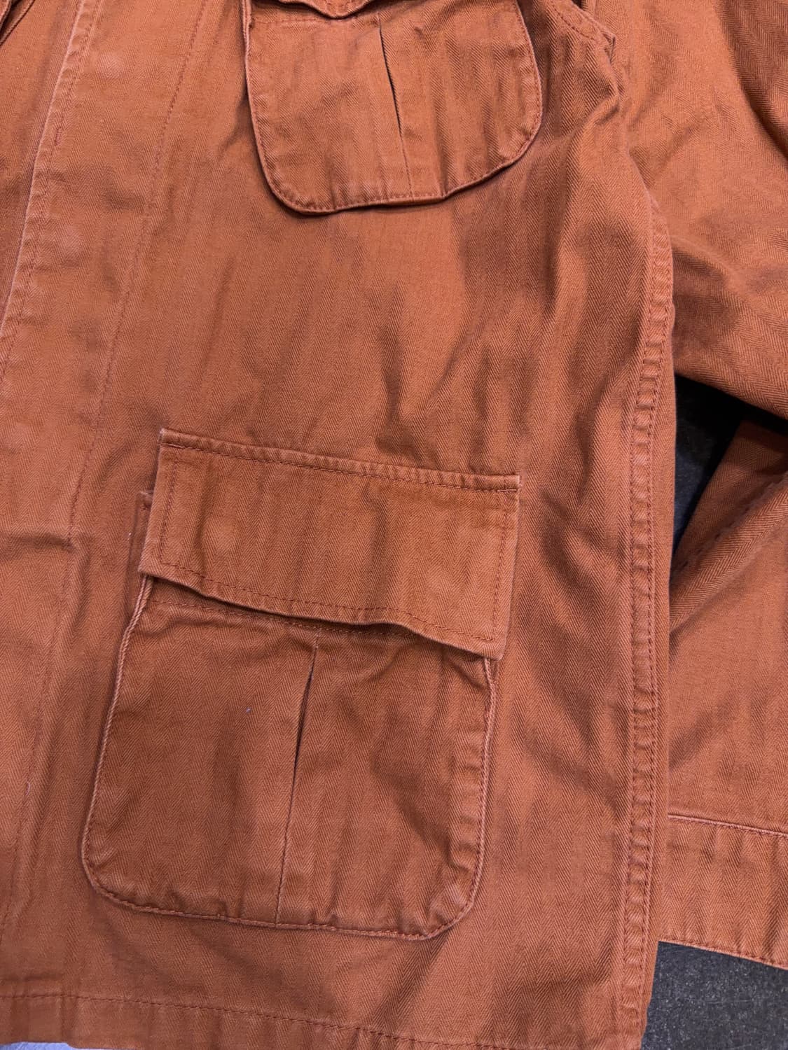 유니폼브릿지 정글 퍼티그 자켓 오렌지 M 상품이미지7