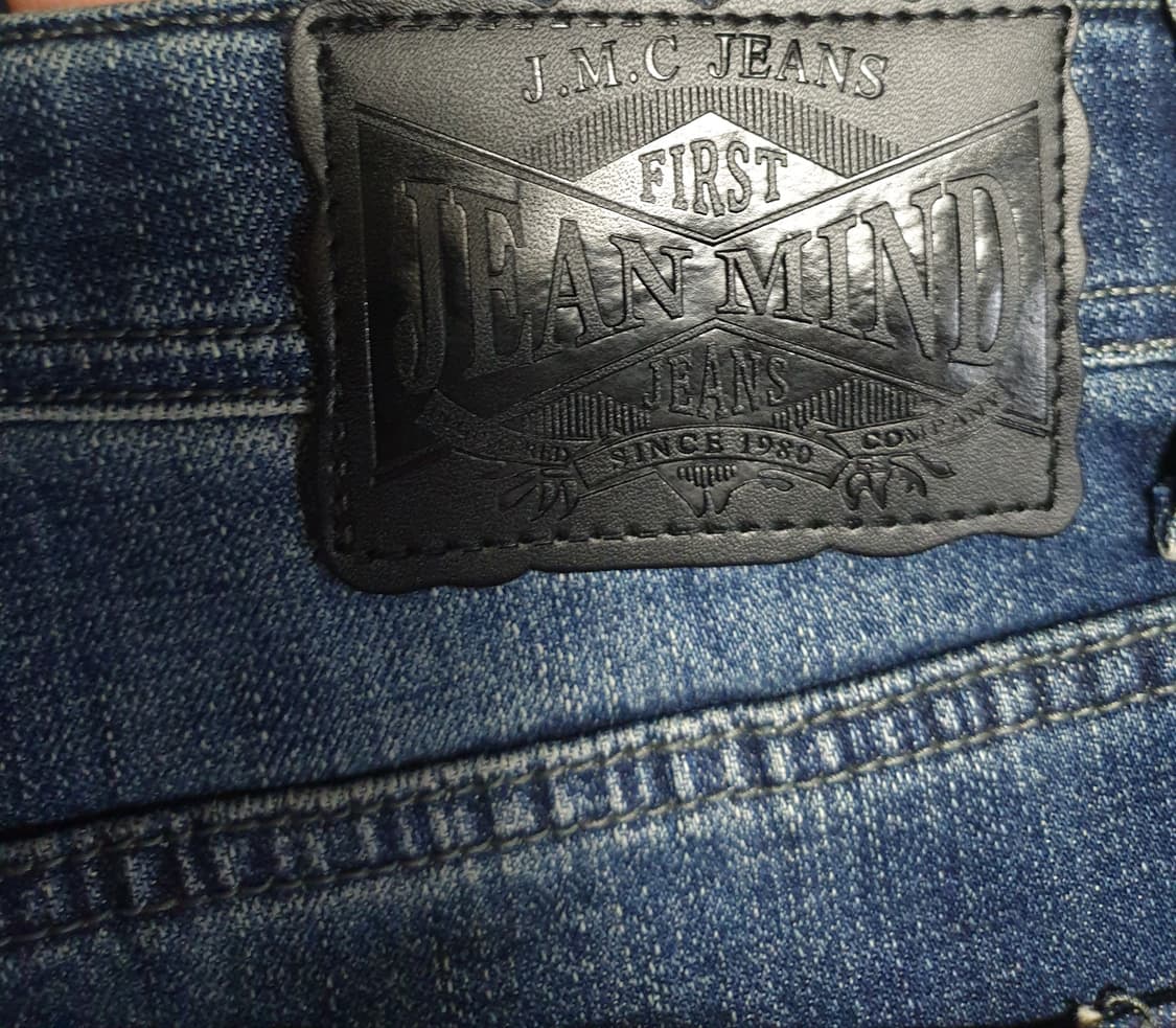 (빈티지) JMC 진 사이드배색 데미지 워싱 스판 데님팬츠 (31~32) 상품이미지4