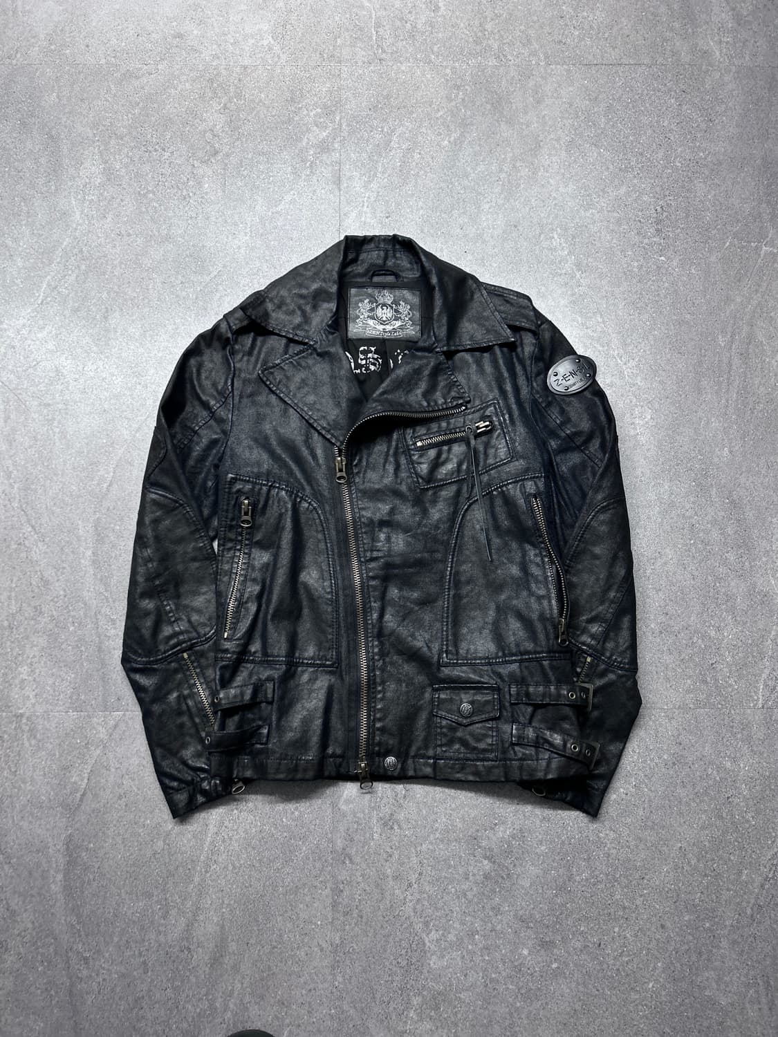 00’s JPN 코팅 바이커 자켓 상품이미지3