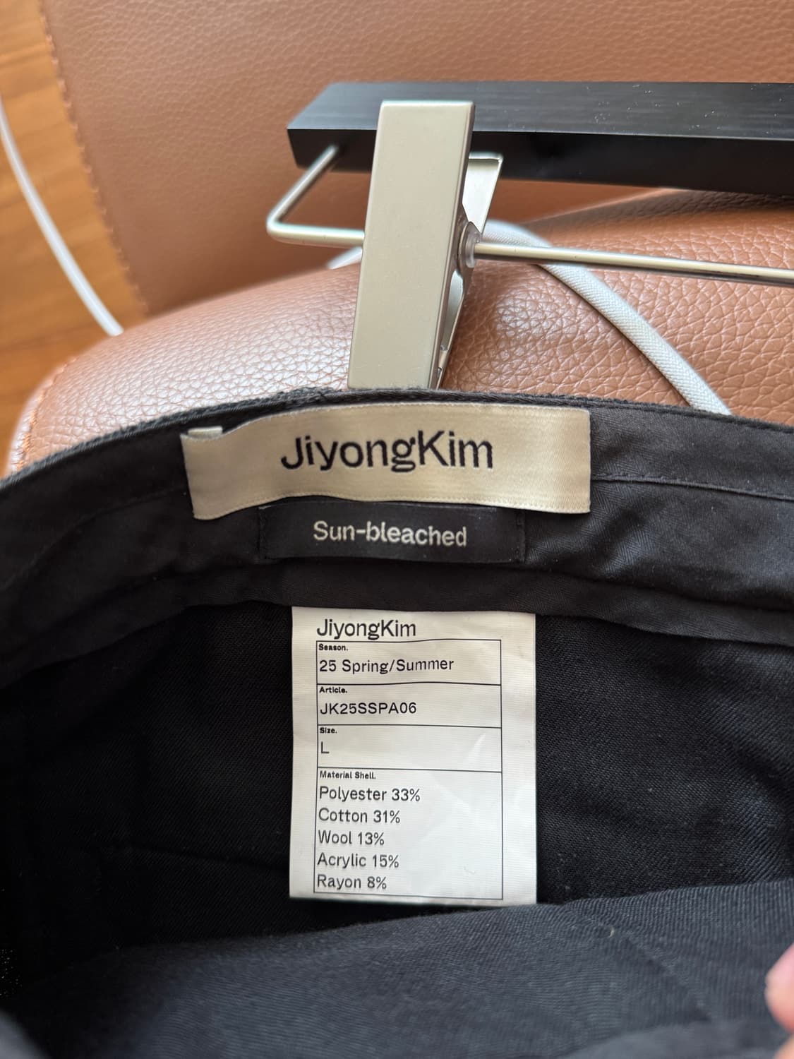 지용킴 25SS 레이어드 쇼츠 블랙 상품이미지3