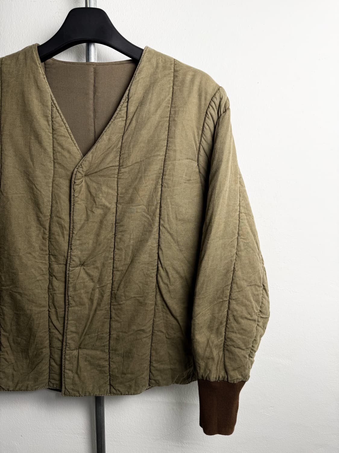 70's Czech Military Quilted Liner Jacket 상품이미지6