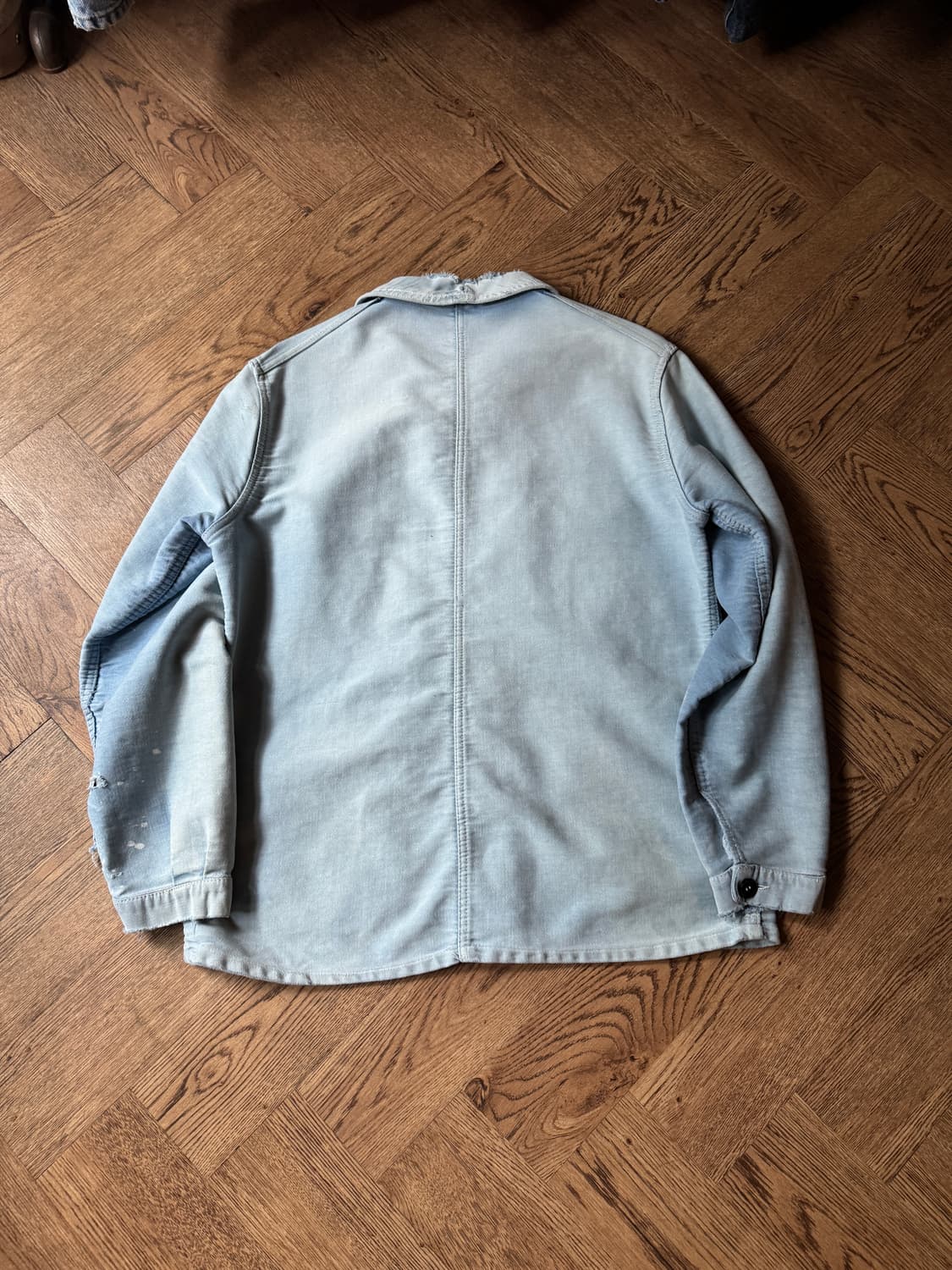 [M]5~60's 빈티지 페이딩 몰스킨 프렌치 워크자켓 상품이미지7