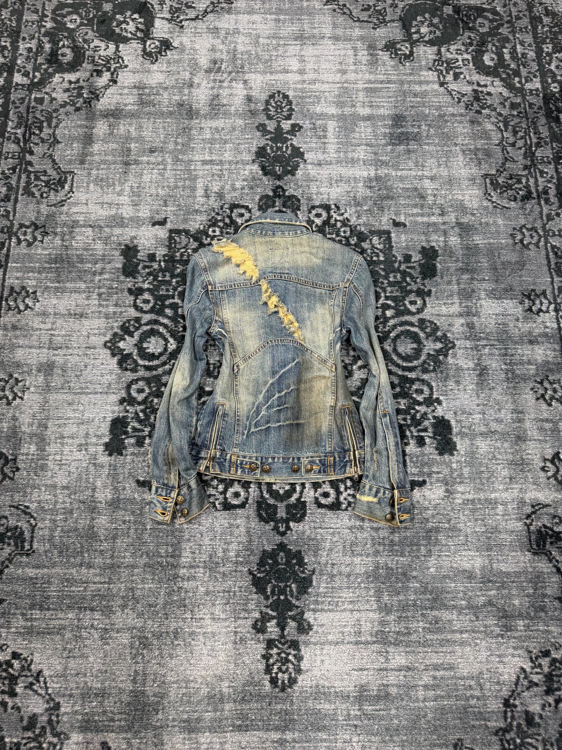 Midas 00s distressed denim jacket 상품이미지6