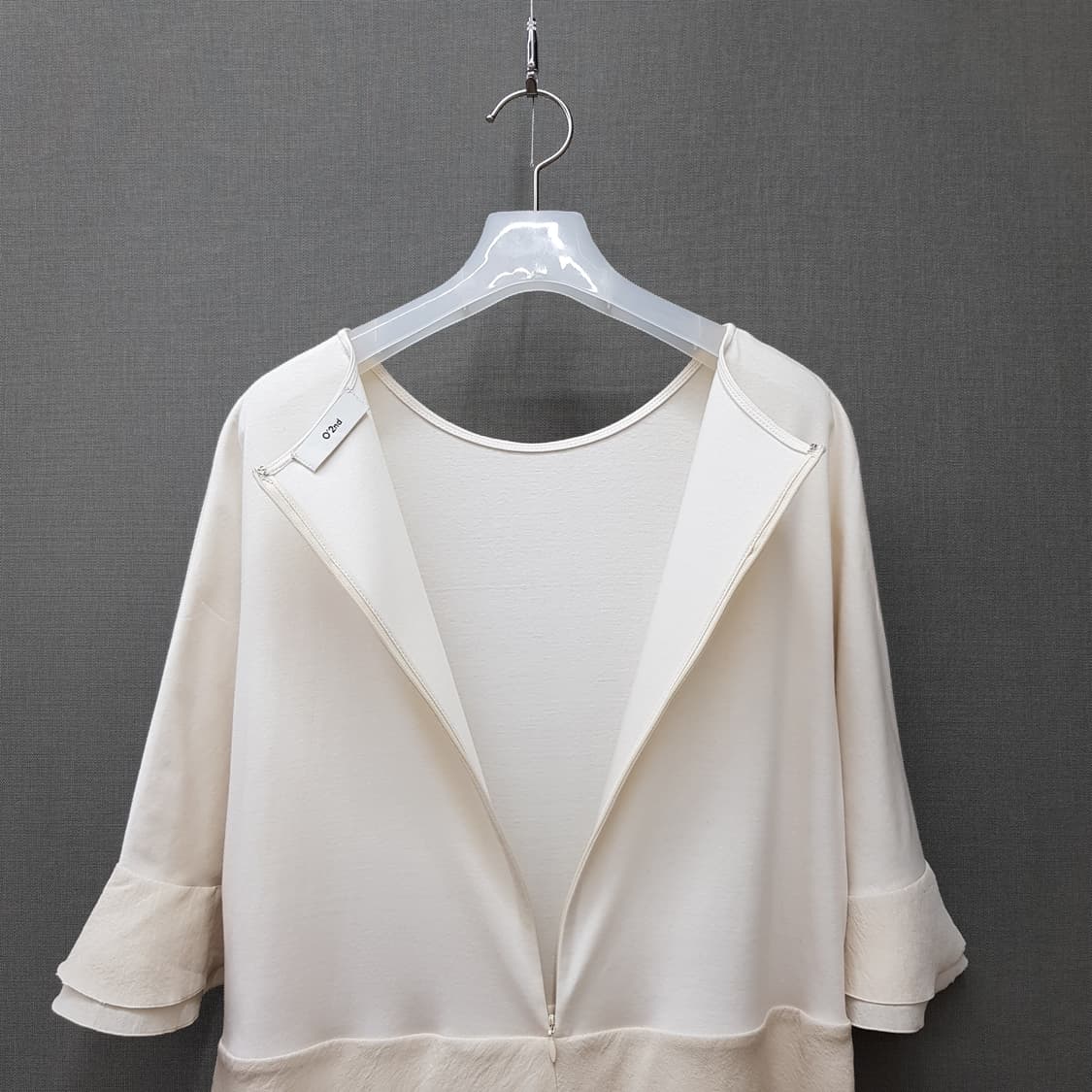 오즈세컨 2021 프릴 슬리브 플레어 원피스 XS사이즈 상품이미지6