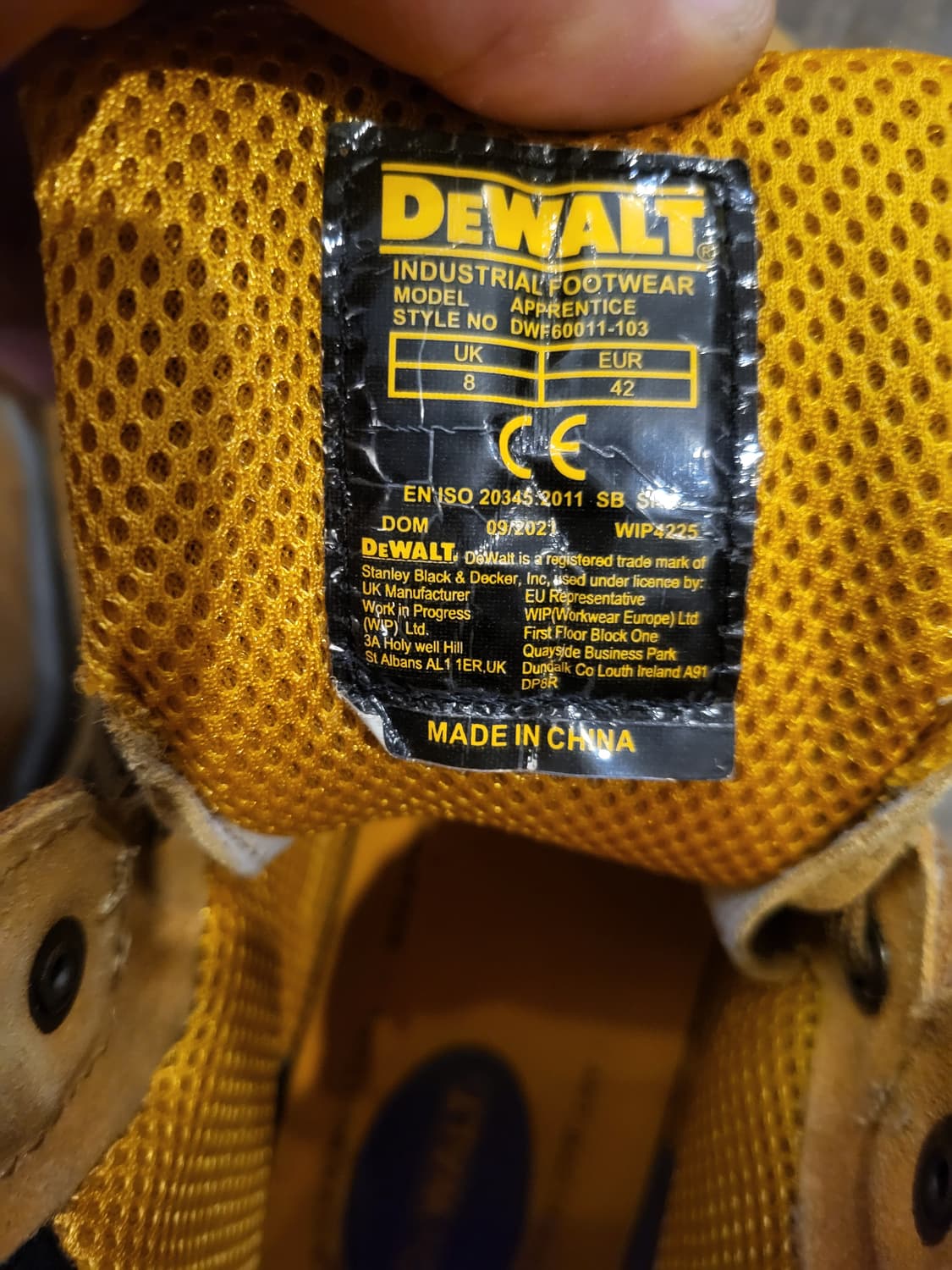 디월트 안전화 uk8 스틸토 작업화 상품이미지5