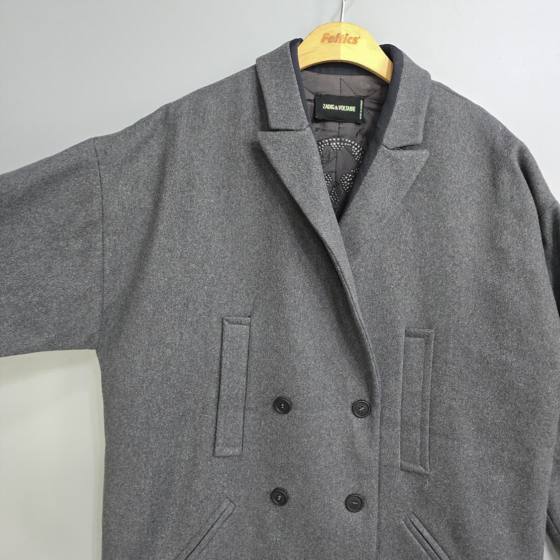 쟈딕앤볼테르(Zadig & Voltaire) 여성 더블 코트 S 상품이미지2