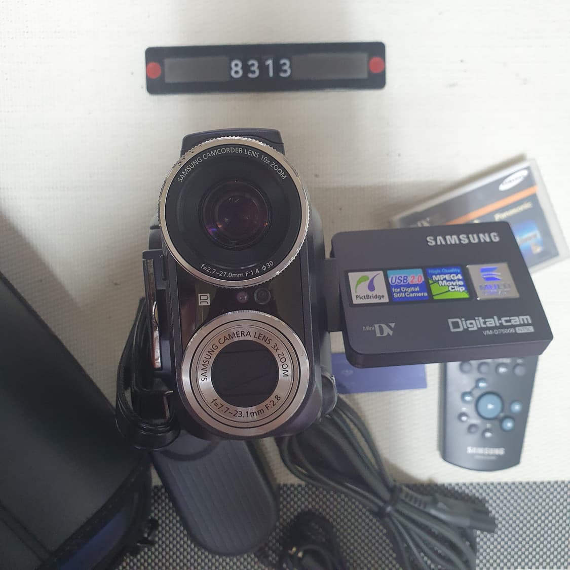 삼성 디지털캠 6mm VM-D7500B 가방세트 상품이미지1
