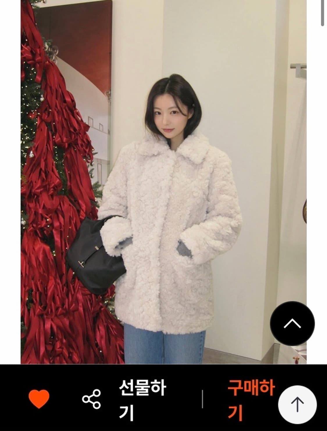 (새상품) 조이그라이슨 퍼 자켓 상품이미지3