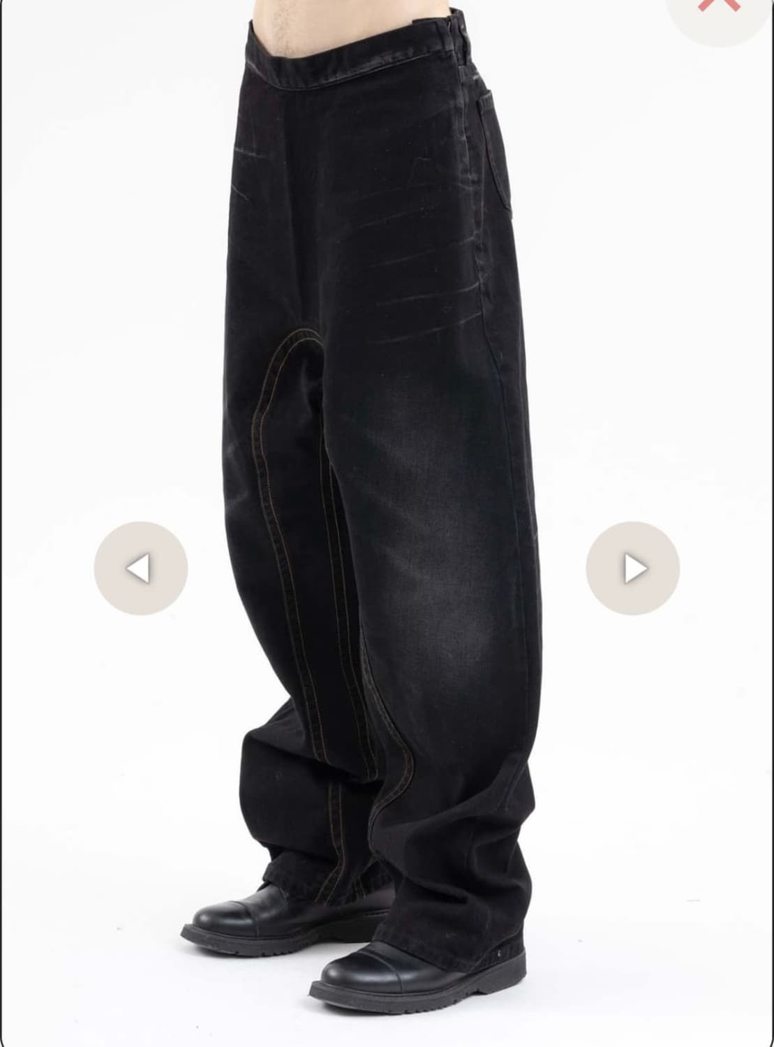 [33] y/project souffle jeans 와이프로젝트 상품이미지2