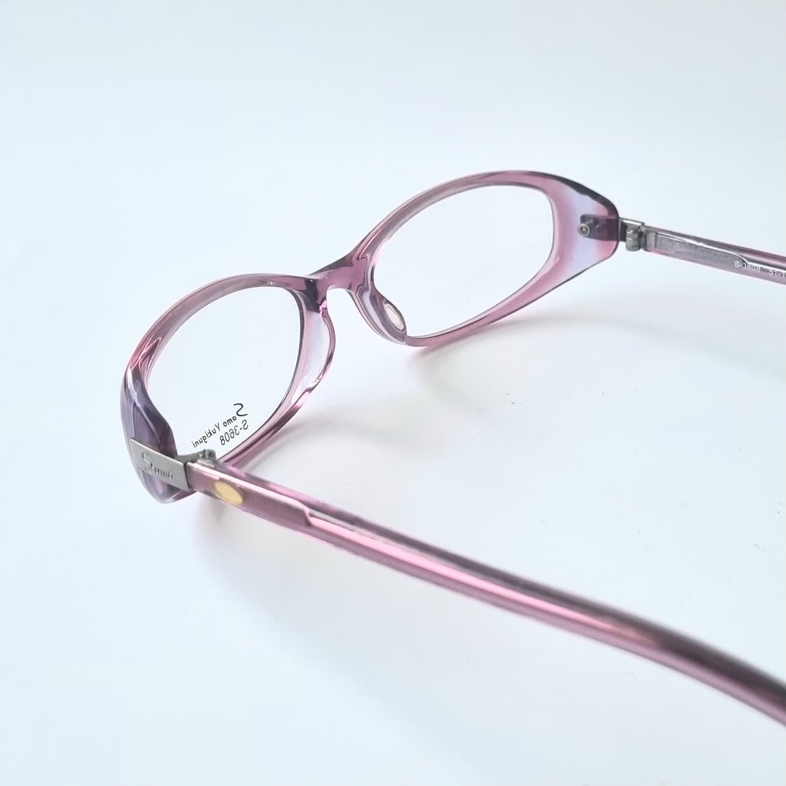 데드스탁 로즈클리어 오벌 빈티지안경테 1111 상품이미지5