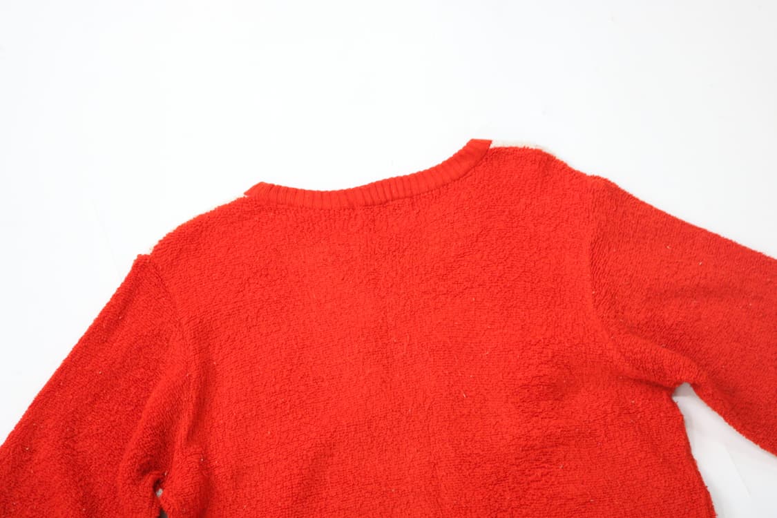  빈티지 미키 마우스 롤러스케이트 타월 니트 (L) 상품이미지7